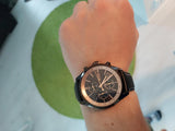  Shop Authentic Hugo Boss Grand Prix Chronograph Black Dial Black Leather Strap Watch for Men - 1513550 - Luxxuri