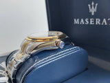  Shop Authentic Maserati Traguardo Automatic White Skeleton Dial Two Tone Steel Strap Watch For Men - R8823112003 - Luxxuri