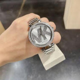  Shop Authentic Michael Kors Parker Quartz Silver Dial Silver Steel Strap Watch For Women - MK6658 - Luxxuri