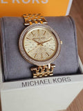  Shop Authentic Michael Kors Darci Gold Dial Gold Steel Strap Watch for Women - MK3398 - Luxxuri