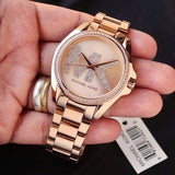  Shop Authentic Michael Kors Bradshaw Quartz Rose Gold Dial Rose Gold Steel Strap Watch For Women - MK6556 - Luxxuri