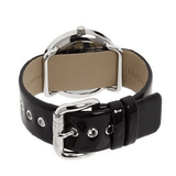  Shop Authentic Marc Jacobs Amy Black Dial Black Leather Strap Watch for Women - MBM1163 - Luxxuri