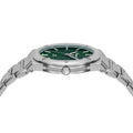 Salvatore Ferragamo F-80 Classic Green Dial Silver Steel Strap Watch for Men - SFDT02123