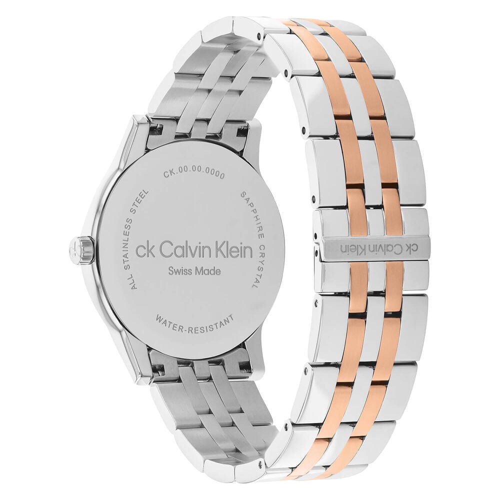  Shop Authentic Calvin Klein Infinity Silver Dial Silver Steel Strap Watch for Men - K5S34B46 - Luxxuri