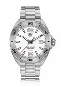  Shop Authentic Tag Heuer Formula 1 Calibre 5 Automatic White Dial Silver Steel Strap Watch for Men - WAZ2114.BA0875 - Luxxuri