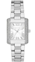 Michael Kors Emery Three-Hand Crystals White Dial Silver Steel Strap Watch for Women - MK4642