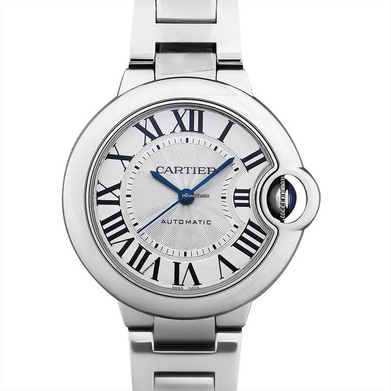  Shop Authentic Cartier Ballon Bleu De Cartier Silver Dial Silver Steel Strap Watch for Women - WSBB0044 - Luxxuri