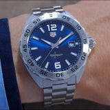  Shop Authentic Tag Heuer Formula 1 Blue Dial Silver Steel Strap Watch for Men - WAZ1118.BA0875 - Luxxuri