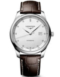  Shop Authentic Longines Master Collection Automatic 40mm White Dial Brown Leather Strap Watch for Men - L2.793.4.77.3 - Luxxuri