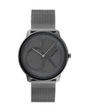  Shop Authentic Calvin Klein Minimal Grey Dial Grey Mesh Bracelet Watch for Men - K3M517P4 - Luxxuri