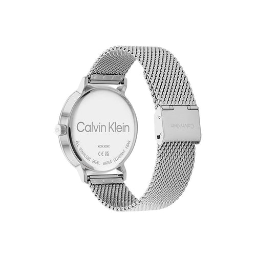  Shop Authentic Calvin Klein City Chronograph White Dial Silver Mesh Bracelet Watch for Men - K2G2G126 - Luxxuri