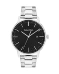  Shop Authentic Calvin Klein City Chronograph Black Dial Silver Steel Strap Watch for Men - K2G2G14Y - Luxxuri