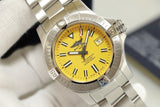  Shop Authentic Breitling Avenger Automatic 45mm Seawolf Yellow Dial Silver Steel Strap Strap Watch for Men - A17319101/1A1 - Luxxuri