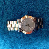  Shop Authentic Marc Jacobs Amy Mother of Pearl Black Dial Rose Gold Steel Strap Watch for Women - MBM8610 - Luxxuri