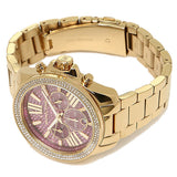  Shop Authentic Michael Kors Wren Purple Dial Gold Steel Strap Watch for Women - MK6290 - Luxxuri