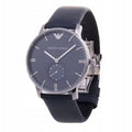 Shop Authentic Emporio Armani Analog Quartz Blue Dial Blue Leather Strap Watch For Men - AR1647 - Luxxuri