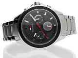  Shop Authentic Tommy Hilfiger Aiden Chronograph Grey Dial Silver Steel Strap Watch For Men - 1791857 - Luxxuri