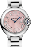 Shop Authentic Cartier Ballon Bleu de Cartier Pink Dial Silver Steel Strap Watch for Women - W6920038 - Luxxuri