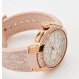  Shop Authentic Michael Kors Sidney Multifunction White Dial Pink Silicone Strap Watch For Women - MK7222 - Luxxuri
