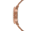  Shop Authentic Guess Dazzler Diamonds Silver Dial Rose Gold Steel Strap Watch for Women - W0335L3 - Luxxuri