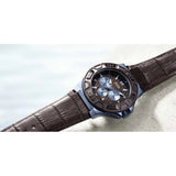  Shop Authentic Guess Force Quartz Brown Dial Brown Leather Strap Watch For Men - W0674G5 - Luxxuri