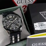  Shop Authentic Guess Oasis Black Dial Black Rubber Strap Watch for Men - W0366G1 - Luxxuri