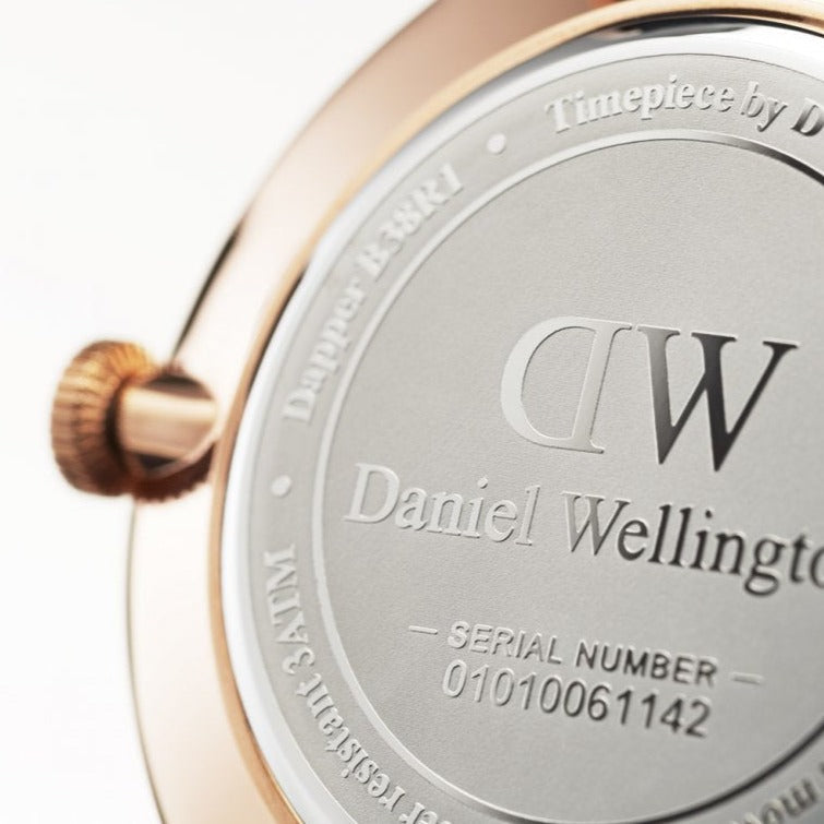  Shop Authentic Daniel Wellington Dapper Bristol White Dial Brown Leather Strap Watch For Men - DW00100086 - Luxxuri