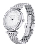  Shop Authentic Swarovski Crystalline Wonder Silver Dial Silver Steel Strap Watch for Women - 5656929 - Luxxuri