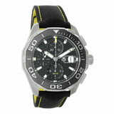  Shop Authentic Tag Heuer Aquaracer Automatic Chronograph Black Dial Black Nylon Strap Watch for Men - CAY211A.FC6361 - Luxxuri