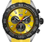  Shop Authentic Tag Heuer Formula 1 Chronograph Yellow Dial Yellow Rubber Strap Watch for Men - CAZ101AM.FT8054 - Luxxuri