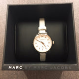  Shop Authentic Marc Jacobs Sally White Dial White Leather Strap Watch for Women - MBM1350 - Luxxuri
