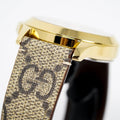  Shop Authentic Gucci G Timeless Eye Beige Dial Beige Leather Strap Watch For Men - YA1264022 - Luxxuri