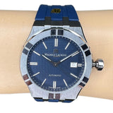  Shop Authentic Maurice Lacroix Aikon Automatic Date Blue Dial Blue Silicone Strap Watch For Men - AI6008-SS000-430-4 - Luxxuri