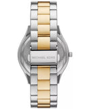  Shop Authentic Michael Kors Slim Runway Three Hand Silver Dial Two Tone Steel Strap Watch For Women - MK4735 - Luxxuri