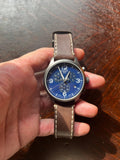  Shop Authentic Tissot Chrono XL Blue Dial Brown Leather Strap Watch For Men - T116.617.36.047.00 - Luxxuri