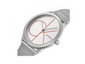  Shop Authentic Calvin Klein Minimal White Dial Silver Mesh Bracelet Watch for Men - K3M5115X - Luxxuri