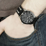  Shop Authentic Guess Oasis Black Dial Black Rubber Strap Watch for Men - W0366G1 - Luxxuri