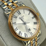  Shop Authentic Tissot T Classic Carson Lady Premium Silver Dial Two Tone Steel Strap Watch For Women - T122.210.22.033.00 - Luxxuri