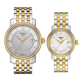  Shop Authentic Tissot T Classic Bridgeport Quartz Silver Dial Two Tone Mesh Bracelet Watch For Men - T097.410.22.036.00 - Luxxuri