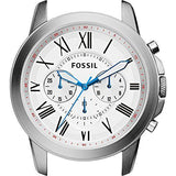  Shop Authentic Fossil Grant Chronograph White Dial Brown Leather Strap Watch for Men - FS5060 - Luxxuri