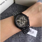 Shop Authentic Michael Kors Slim Runway Black Dial Black Steel Strap Watch for Women - MK3589 - Luxxuri