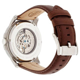  Shop Authentic Fossil Grant Automatic White Dial Brown Leather Strap Watch for Men - ME3052 - Luxxuri