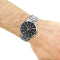  Shop Authentic Armani Exchange Cayde Analog Black Dial Silver Steel Strap Watch For Men - AX2700 - Luxxuri