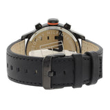  Shop Authentic Tommy Hilfiger Trent Multifunction Black Dial Black Leather Strap Watch for Men - 1791136 - Luxxuri