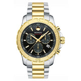  Shop Authentic Movado Series 800 Chronograph Black Dial Two Tone Steel Strap Watch For Men - 2600138 - Luxxuri
