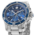 Shop Authentic Movado Series 800 Chronograph Blue Dial Silver Steel Strap Watch For Men - 2600141 - Luxxuri