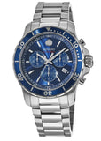  Shop Authentic Movado Series 800 Chronograph Blue Dial Silver Steel Strap Watch For Men - 2600141 - Luxxuri
