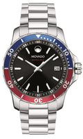  Shop Authentic Movado Series 800 Pepsi Black Dial Silver Steel Strap Watch for Men - 2600152 - Luxxuri