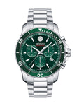  Shop Authentic Movado Series 800 Chronograph Green Dial Silver Steel Strap Watch for Men - 2600179 - Luxxuri