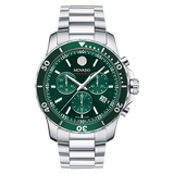  Shop Authentic Movado Series 800 Chronograph Green Dial Silver Steel Strap Watch for Men - 2600179 - Luxxuri